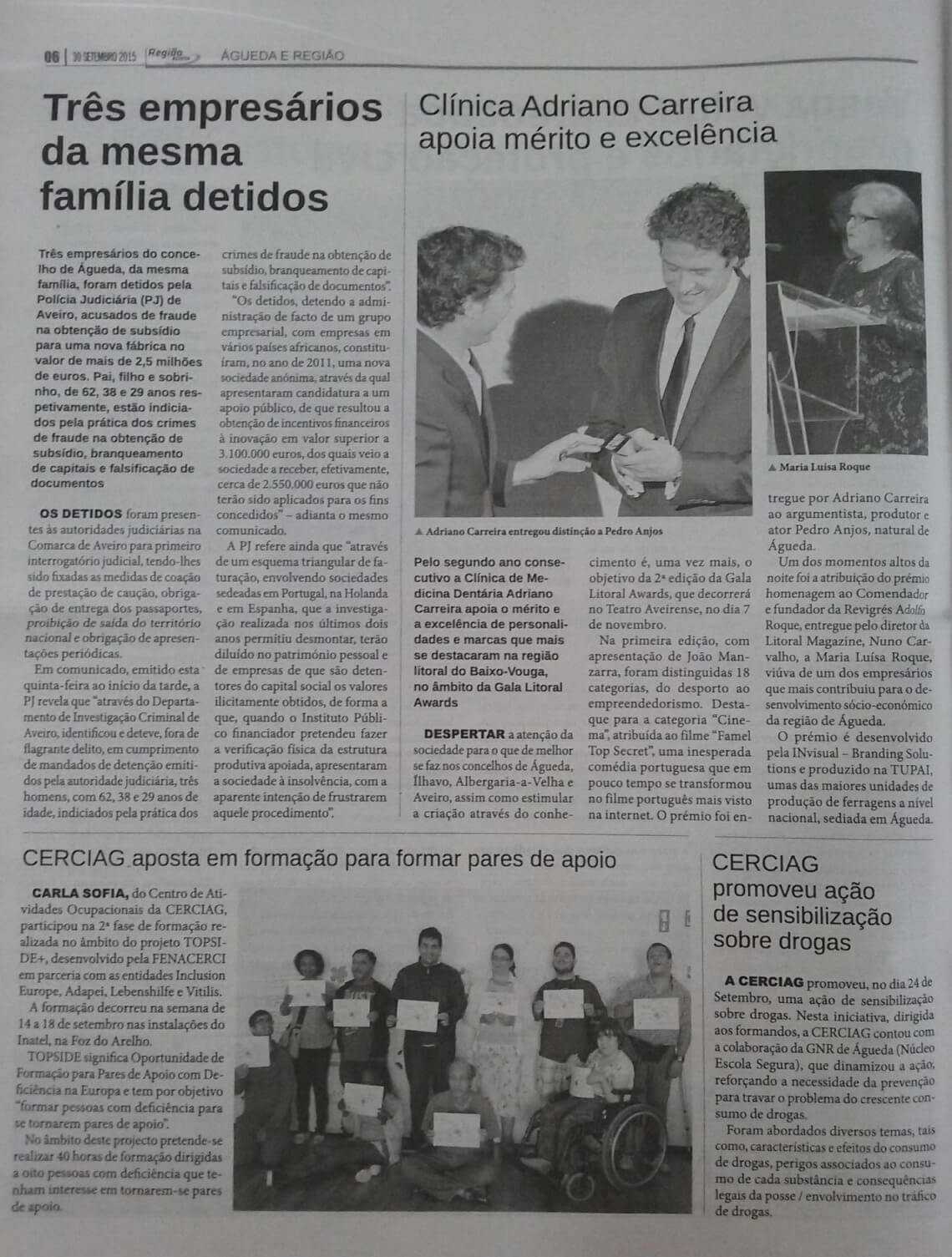 Clínica Adriano Carreira apoia mérito e excelência